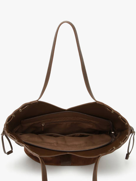 Sac Porté épaule Velvet Miniprix Marron velvet M9459 vue secondaire 2