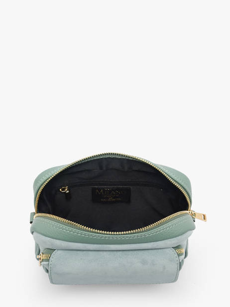 Shoulder Bag Velvet Caviar Leather Milano Green velvet caviar VC25067 other view 3