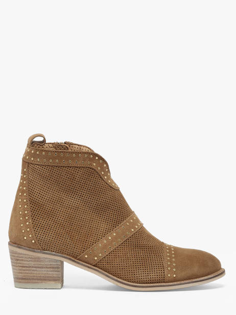 Heeled Boots In Leather Alpe Brown women 54311101