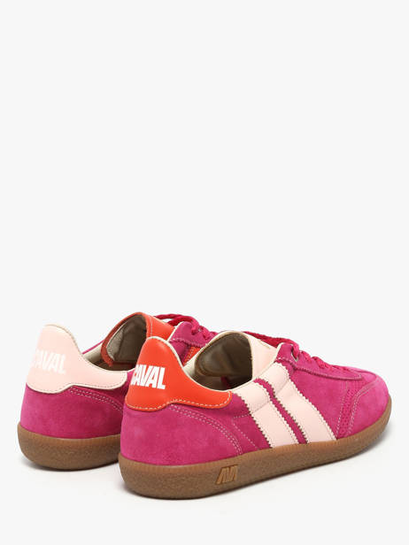 Sneakers In Leather Caval Pink women BAPULS79 other view 2