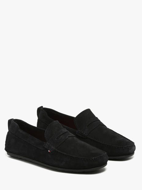 Moccasins In Leather Tommy hilfiger Blue men 5789DW5 other view 1