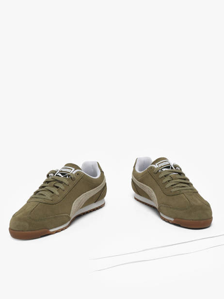 Sneakers In Leather Puma Green women 40236208 other view 2