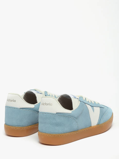 Sneakers In Leather Victoria Blue women 1126212 other view 2