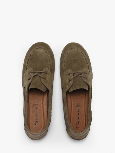 Boat Shoes In Leather Tamaris Green women 44 other view 3