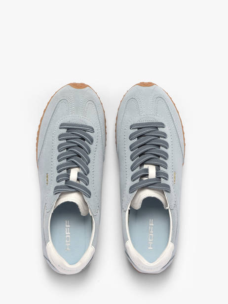 Sneakers In Leather Hoff Blue women 22561019 other view 3