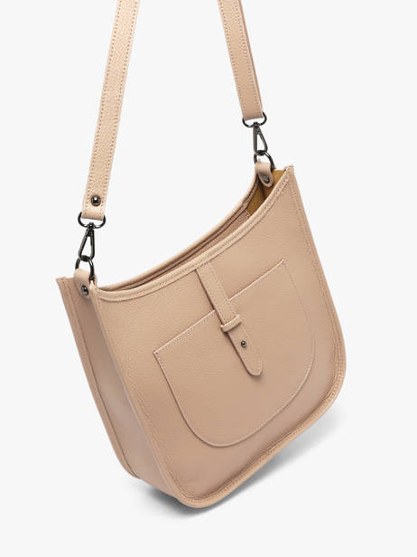 Sac Bandoulière Caviar Cuir Milano Beige caviar CA25068 vue secondaire 2