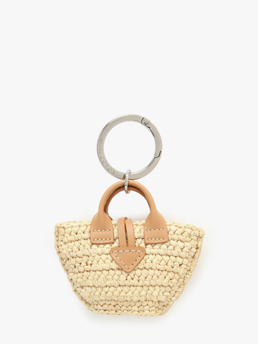 Longchamp Le roseau raphia Key rings Beige