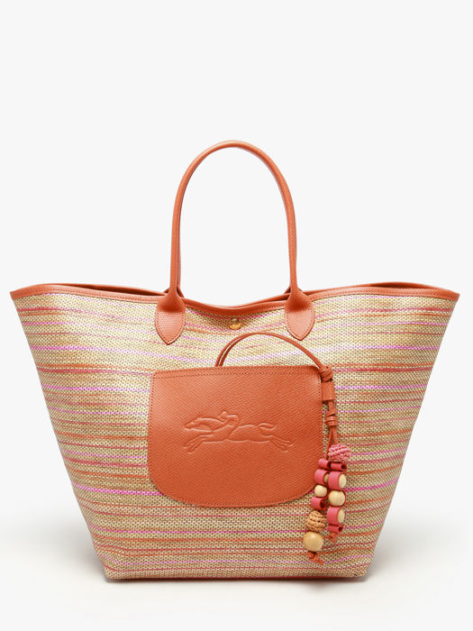 Longchamp Le panier pliage rainbow Hobo bag White