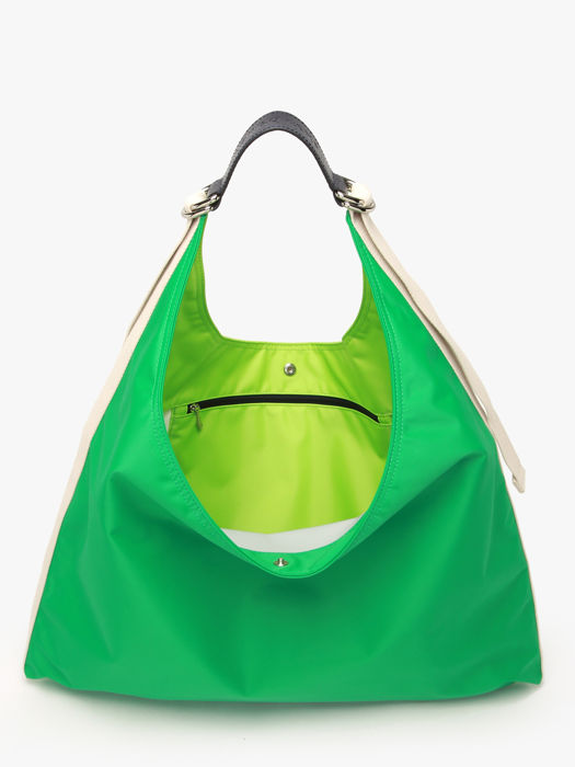 Longchamp Re-play nylon Hobo bag Green