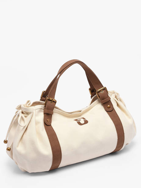Shoulder Bag Canvas Cotton Gerard darel White canvas Z450 other view 2