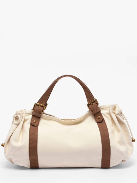 Shoulder Bag Canvas Cotton Gerard darel White canvas Z450 other view 4