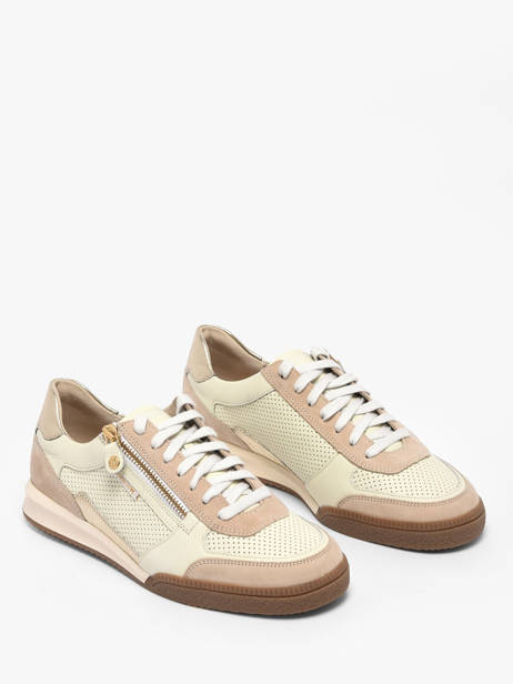 Sneakers In Leather Mephisto Beige women P5147016 other view 1