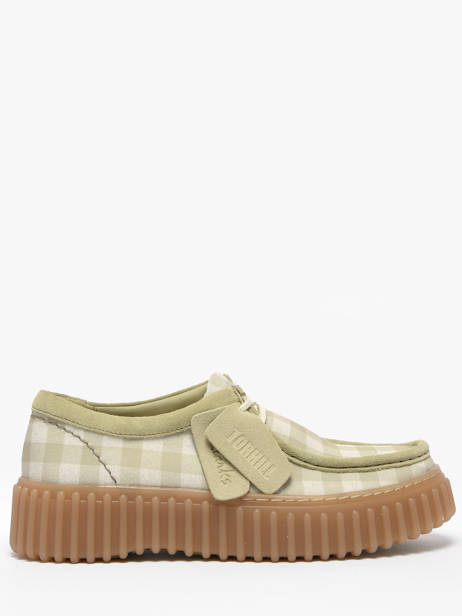 Platform Derby Shoes Clarks Green women 26186299