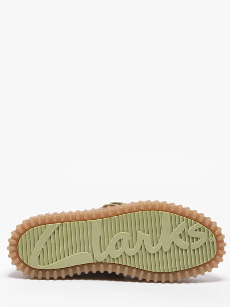 Platform Derby Shoes Clarks Green women 26186299 other view 4