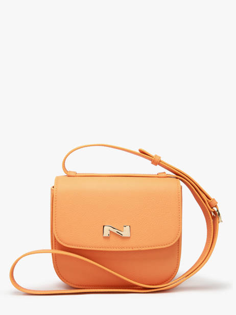 Leather Penelope Crossbody Bag Nathan baume Orange odyssey 1