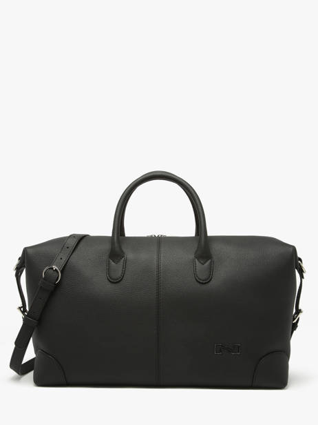 Leather Hamilton Satchel Nathan baume Black drive 3