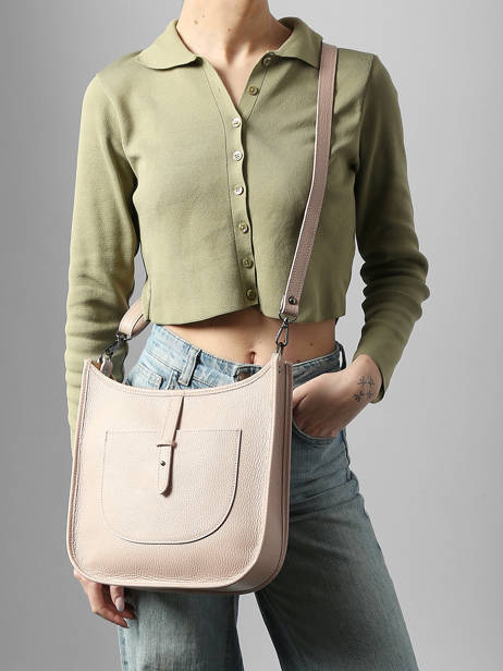 Sac Bandoulière Caviar Cuir Milano Beige caviar CA25068 vue secondaire 1