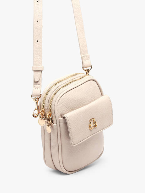 Crossbody Bag Soft Lulu castagnette Pink soft YVILLE other view 2