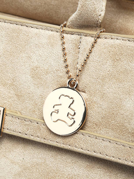 Sac Porté Main Buckle Lulu castagnette Beige buckle D vue secondaire 2