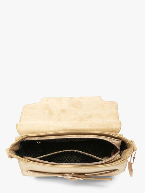 Sac Bandoulière Buckle Lulu castagnette Beige buckle D vue secondaire 3