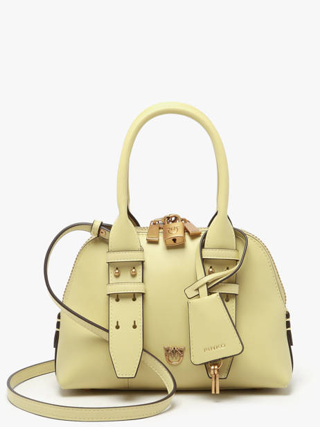 Sac Bandoulière Love Bag Icon Cuir Pinko Vert love bag icon 5333A0QO