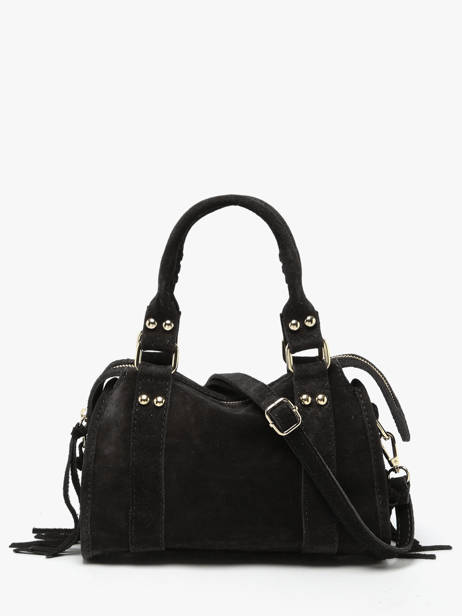 Sac Bandoulière Velvet Cuir Milano Noir velvet VE24093O vue secondaire 4