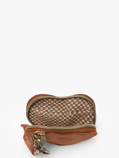 Coin Purse Vintage Leather Mila louise Brown vintage 16083X other view 1