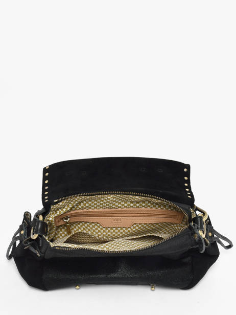 Shoulder Bag Vintage Leather Mila louise Black vintage 3861XVC other view 3
