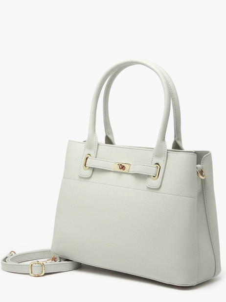 Satchel Saffiano David jones Blue saffiano CM8353 other view 2