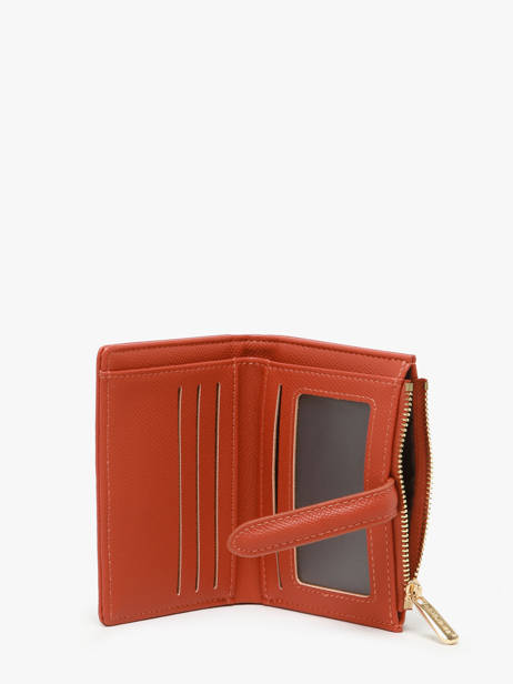 Wallet Saffiano David jones Orange saffiano P163 other view 1
