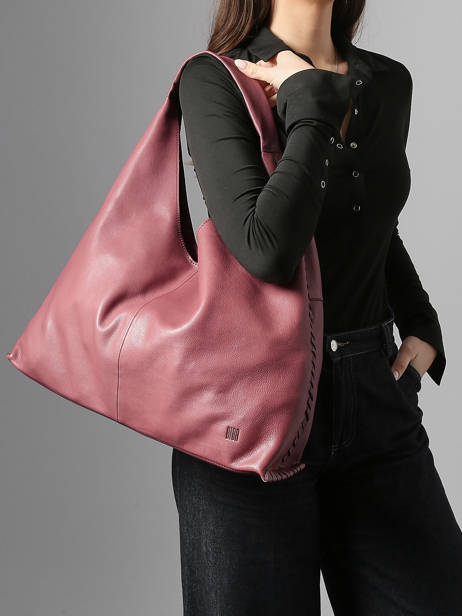 Shoulder Bag Heritage Leather Biba Pink heritage STT1L other view 1