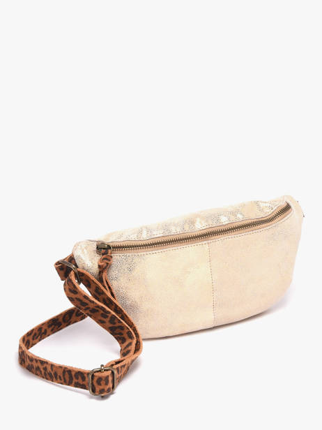 Belt Bag Leather Leather Pieces Gold berta 17163618 other view 2