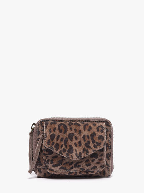 Porte-monnaie Cuir Pieces Beige naina 17117178