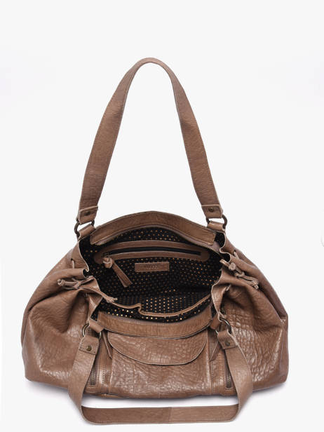 Shoulder Bag Pihanna Leather Pieces Brown pihanna 17076422 other view 2