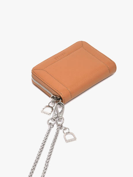 Coin Purse Altesse Leather Etrier Yellow altesse EALT096M other view 2