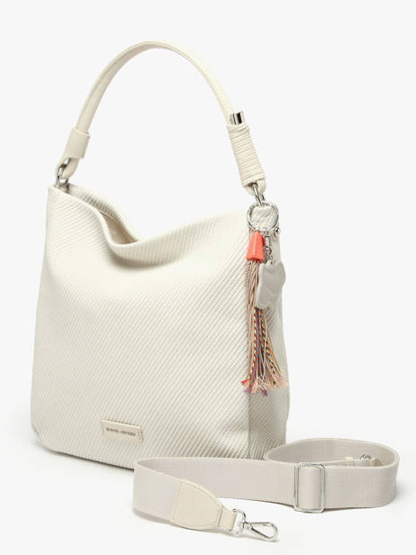 Shoulder Bag Grigri Polyurethane David jones White grigri CM8384 other view 2