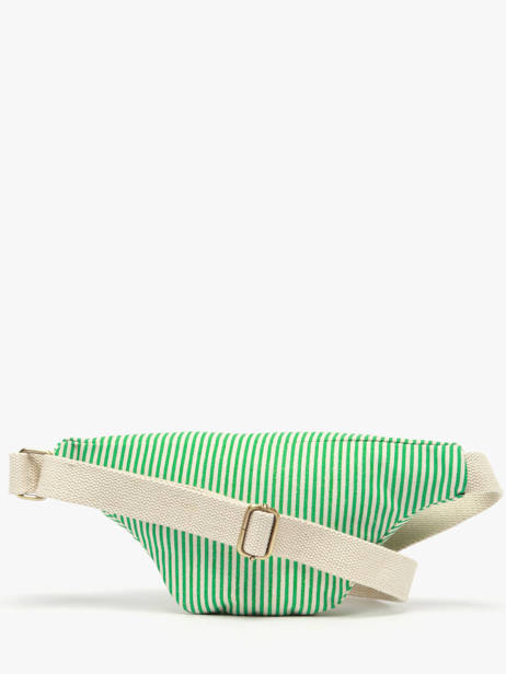 Sac Banane Olivia Rayures Hindbag Vert rayures RA vue secondaire 3