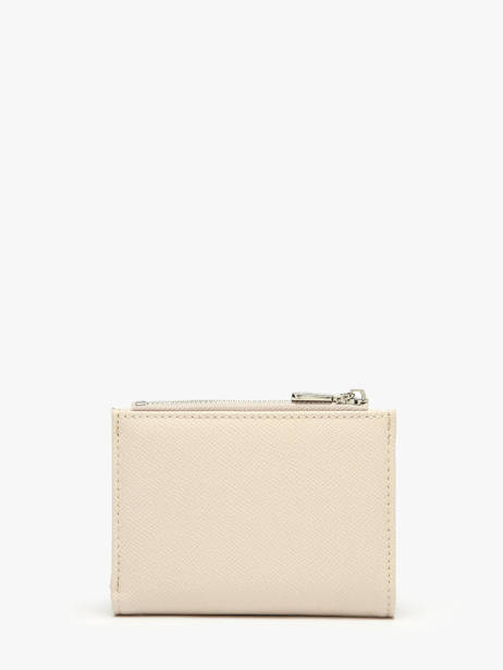 Porte-monnaie Porte-cartes Saffiano Miniprix Beige saffiano F5012 vue secondaire 3