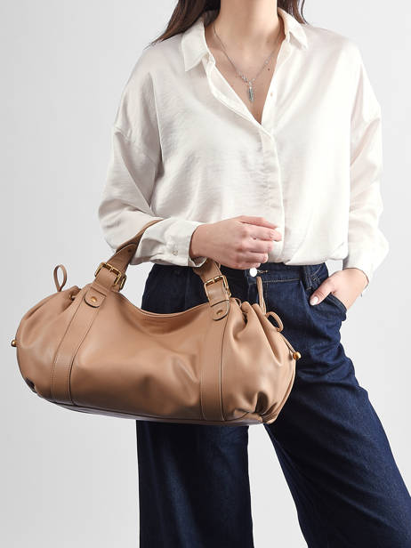Shoulder Bag Icone Leather Gerard darel Beige icone DDS01410 other view 1