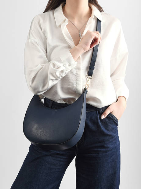 Shoulder Bag M Tradition Leather Etrier Blue tradition ETRA102M other view 1