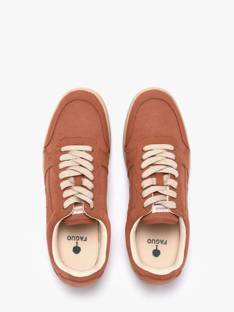 Sneakers In Leather Faguo Brown men 26CG0101 other view 3