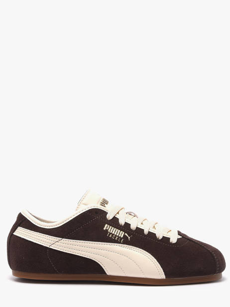 Sneakers In Leather Puma Brown women 40445601