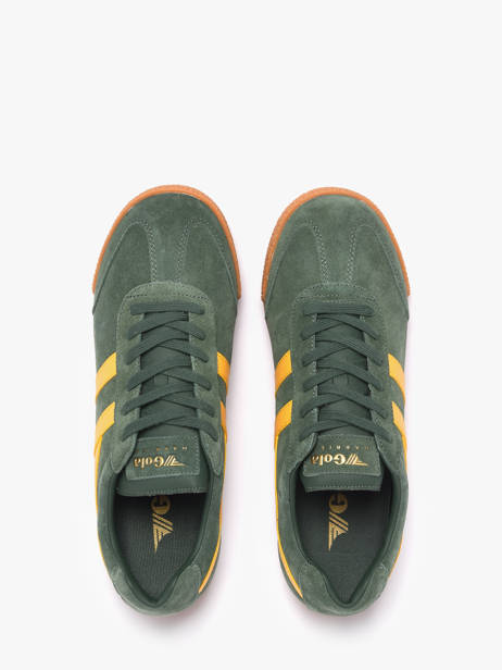 Sneakers In Leather Gola Green men CMA192NI other view 3