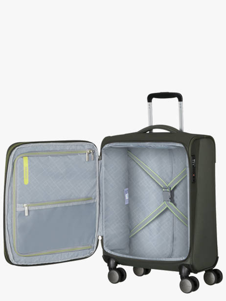 Valise Cabine Extensible American tourister Vert wanderlite 158076 vue secondaire 3