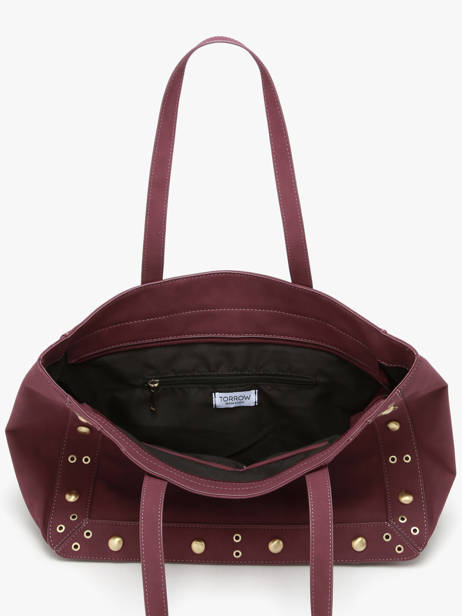 A4 Size Shoulder Bag Eyelet Torrow Violet eyelet TEYE01 other view 2