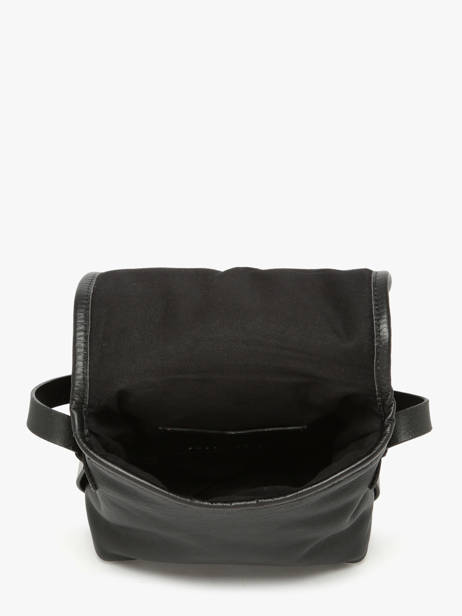 Shoulder Bag Vintage Leather Paul marius Black vintage LOULOUS other view 2