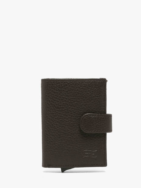 Wallet Caviar Leather Crinkles Black caviar 14600