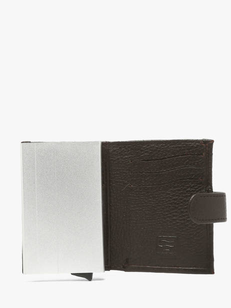 Wallet Caviar Leather Crinkles Black caviar 14600 other view 1