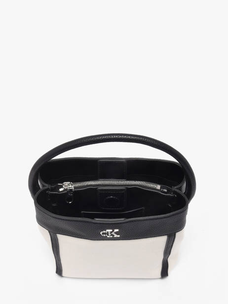 Satchel Hardware Monogram Cotton Calvin klein jeans White hardware monogram 4F3348G other view 2
