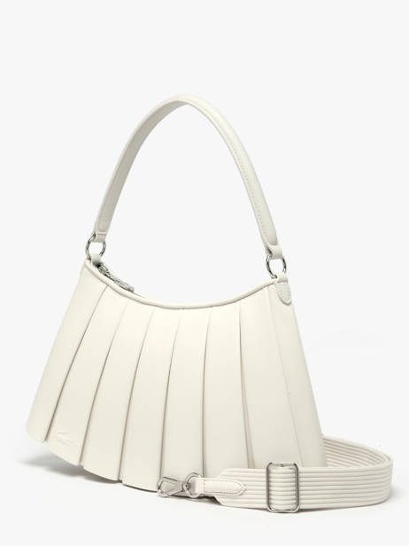 Shoulder Bag Lenglen Leather Lacoste White lenglen NU5176DP other view 2